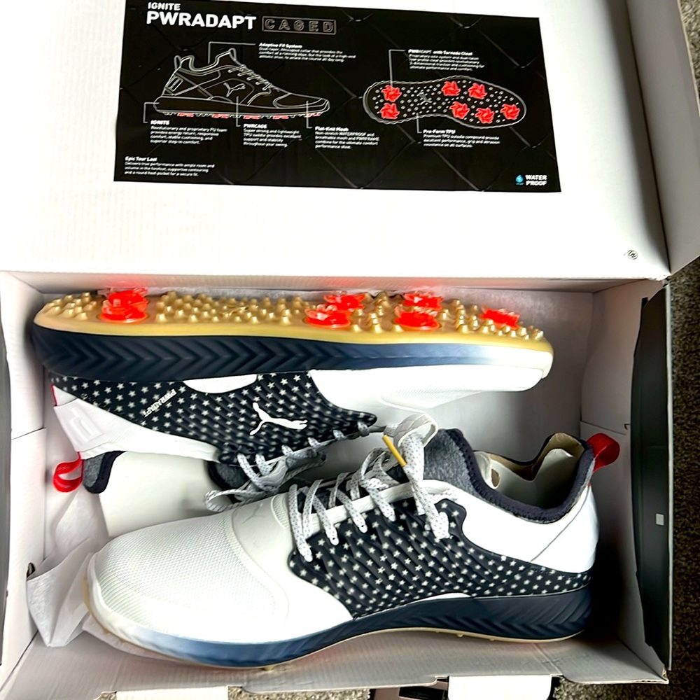 PUMA Men’s Golf shoes PWRADAPT Team USA 🇺🇸 Special Edition
